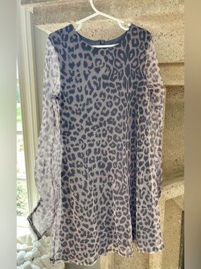AllSaints tulle leopard dress (8)